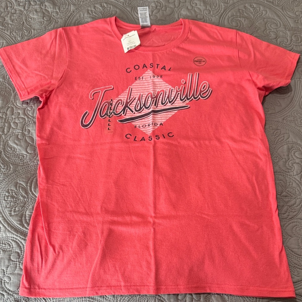 Gildan Coral Silk T-Shirt